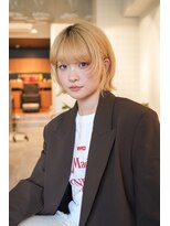 ラヴィズム 長岡店(LUVISM)&nbsp;韓国/顔周りレイヤー/ダブルカラー/ベージュ/前髪新潟長岡宮関