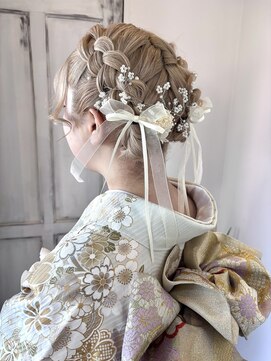 ヘアーブランドジン ヴェール(HAIR BRAND Jin Vert) 編み込みガーリー
