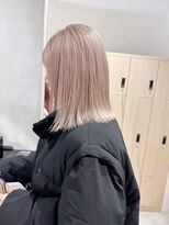 モリオフロムロンドン 大宮店(morio from London)&nbsp;【坪井】ケアブリーチ ×ミルクティー