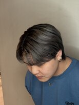 カルマ(KARMA) こなれ感抜群♪メンズセンターパート×ハイライト