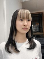 アオ(AO。)&nbsp;ホワイトベージュ/ハイトーン/インナーカラー/デザイン