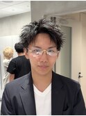 アクティブスパイキーアップバングショート