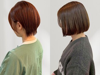 ヘアーメイク グロー(hair make grow)の写真/骨格・髪質・癖に合わせたカットで《小顔見え×扱いやすい》ショートカットが上手いと口コミ高評価の美容室