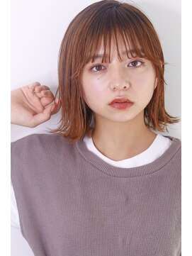 ネイヴィル(navile) ☆シースルーカラー小顔外ハネロブ☆