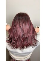 ヘアサロンエム 川越(HAIR SALON M)&nbsp;デザインカラー/厚めバング/ローライト/スリークボブ
