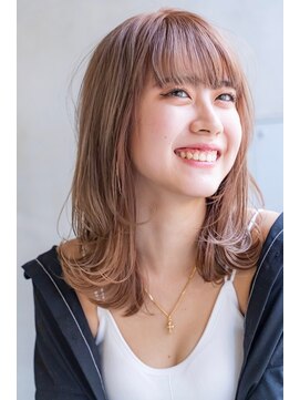 ケイト(kate) 【Kate 大宮】大人ミディアム×ピンクベージュ