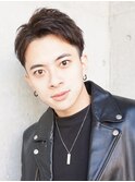 ツーブロックサイドパートベリーショート
