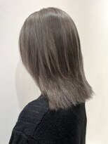 アッシュ 祐天寺店(Ash)&nbsp;可愛いだけじゃない！外ハネレイヤーミルクティーグレージュボブ