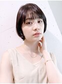 シンプルショート_ショコラベージュボブルフベビーバング_8750