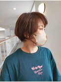 耳掛け軽めショート/ショートボブ/ショートカット