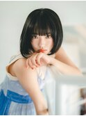 ナチュラルマッシュボブ　夏ショート2