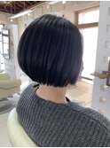 美髪丸みボブ