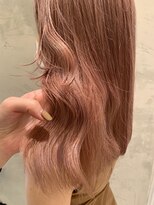 バロック(BAROQUE)&nbsp;salmon pink■立川20代30代ハイライトブリーチダブルカラー