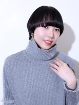 ヨファ ヘアー(YOFA hair)&nbsp;イメチェンストレートモードフェミニンショートダークアッシュ22