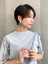 ロンド レグリーズ 立川(Lond leglise)&nbsp;ショート×顔周り×前髪×シルキーベージュ×グレージュカラー