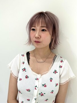 エアー 横浜(AIR) 【寺本】ピンクベージュの外ハネスタイル!