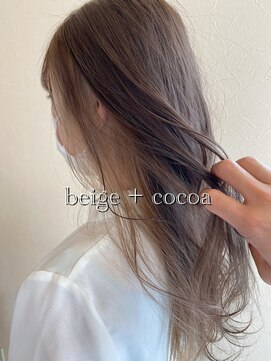 リンイチマルサン(Lin.103) 【人気】ベージュ×インナーカラー