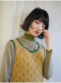 ボブ/ミニボブ/ショートボブ/暗髪〔久屋大通/丸の内/栄/久屋〕 