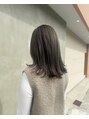 ヘアアンドリラクゼーション シャッセ(Hair&Relaxation SASE)&nbsp;赤味を削った透明感のあるカラーが得意です☆