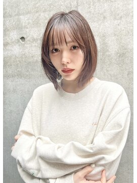 ノース イースト 高円寺店(north east) ボブ/ショートボブ/ミニボブ/内巻きボブ/ベージュ/高円寺