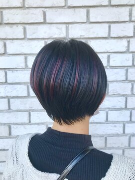 オーガニックエコ 川越(organic+eco) ショート×デザインカラー