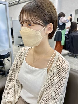 キートス 高知店(kiitos) ○大人可愛いコンパクトショートオリーブベージュ20代30代40代