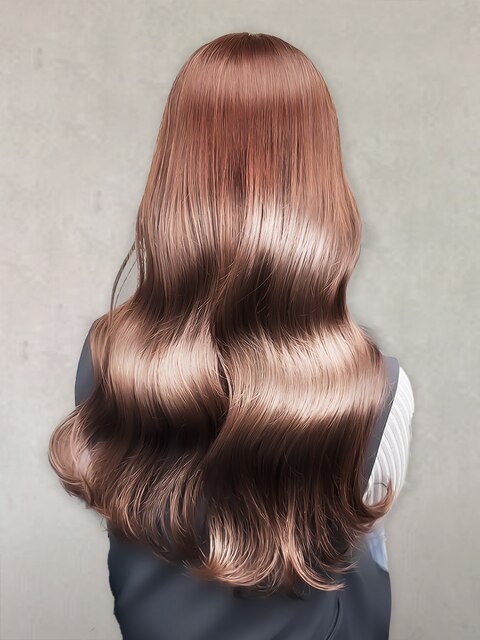20代30代40代髪質改善韓国風くびれロングショコラブラウン透明感