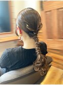 タイトアレンジ/金箔セット/ヘアセット