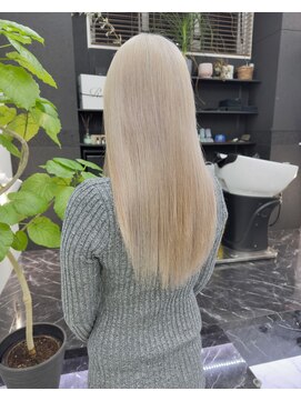 チュダック(ChuDuck) 韓国風《ペールシルバー》ハイトーン/ケアブリーチ/ダブルカラー