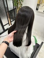 ディジョン(Dijon)&nbsp;韓国顔まわりレイヤーカットグレージュオリーブベージュブラウン