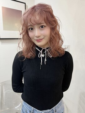 リヴ ウメダ(LIV umeda) ピンクベージュ/ブリーチ/ダブルカラー【梅田】