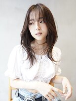 ニコ トウキョウ 渋谷(nico TOKYO)&nbsp;ロングレイヤー/顔まわりカット透明感オリーブグレージュカラー