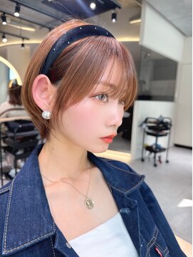 ロンド ジュルード 名古屋(Lond jeloud) ショート ボブ インナーカラー 韓国風41107