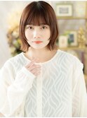 ぱっつん前髪ウルフミディアムくびレイヤーa戸頭20代30代40代