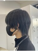 中性ウルフメンズウルフ10代20代30代ウルフカットレイヤーウルフ