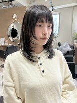 クーナバイトマト 横浜(Cuna by TOMTO)&nbsp;【YUYA】レイヤーカット_ミディアムレイヤー_ダークグレージュ