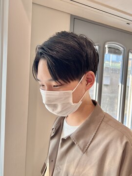 アシャドットオム(asha.HOMME) アップバングミディアム