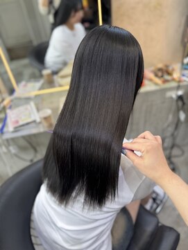 ロンド 表参道店(Lond) 髪質改善縮毛矯正レイヤーカット顔周り前髪韓国ミニウルフ