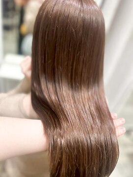 ミシェリー 新宿店(misherry) ブリーチなしダブルカラーくすみベージュ艶髪美髪髪質改善