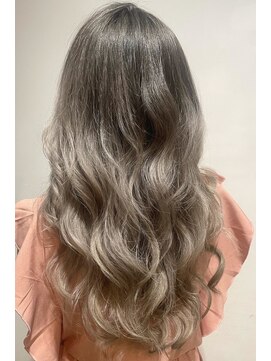 レセ 南柏店(Laissez) 韓国風巻き/くびれロング/ゆるふわ/ミルクティーグレージュ/美髪