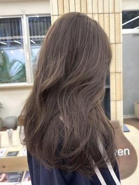 パークレーン アイス イヴェン(park lane ICI yeven) ブリーチなしダブルカラーオリーブグレージュ秋冬カラーレイヤー