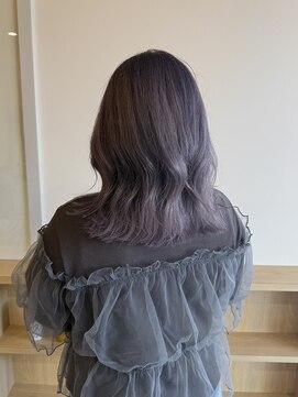 透け感のあるラベンダー