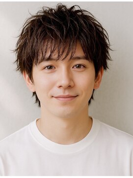 シースルーフェザーショート