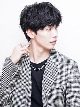 眉毛カット ニュアンスパーマ フェザーパーマ 20代 束感