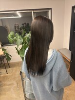 モコヘアーフロール(MOCO hair flor)&nbsp;赤みを抑えた艶オリーブストレート