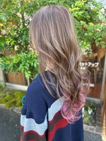 セットアップ 倉敷美和店(SET-UP)&nbsp;小顔インナーカラー/ピンクパープル