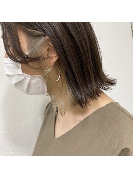 チャンネル(channel) 人気スタイル＊イヤリングカラー×外ハネ　　【大宮】