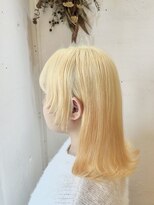 ヘアー ラボ(hair labo)&nbsp;ブリーチ抜きっぱなし　姫レイヤーカット