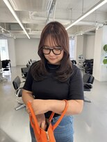 ビジョン オールヘアー(VISION:ALL HAIR)&nbsp;ピンクブラウン×レイヤースタイル