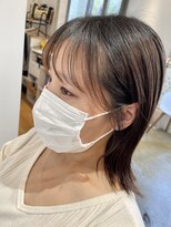 ハープット 府中けやき並木店(HearPut)&nbsp;切りっぱなし/ボブ/顔周りカット/後れ毛/シースルーバング/小顔